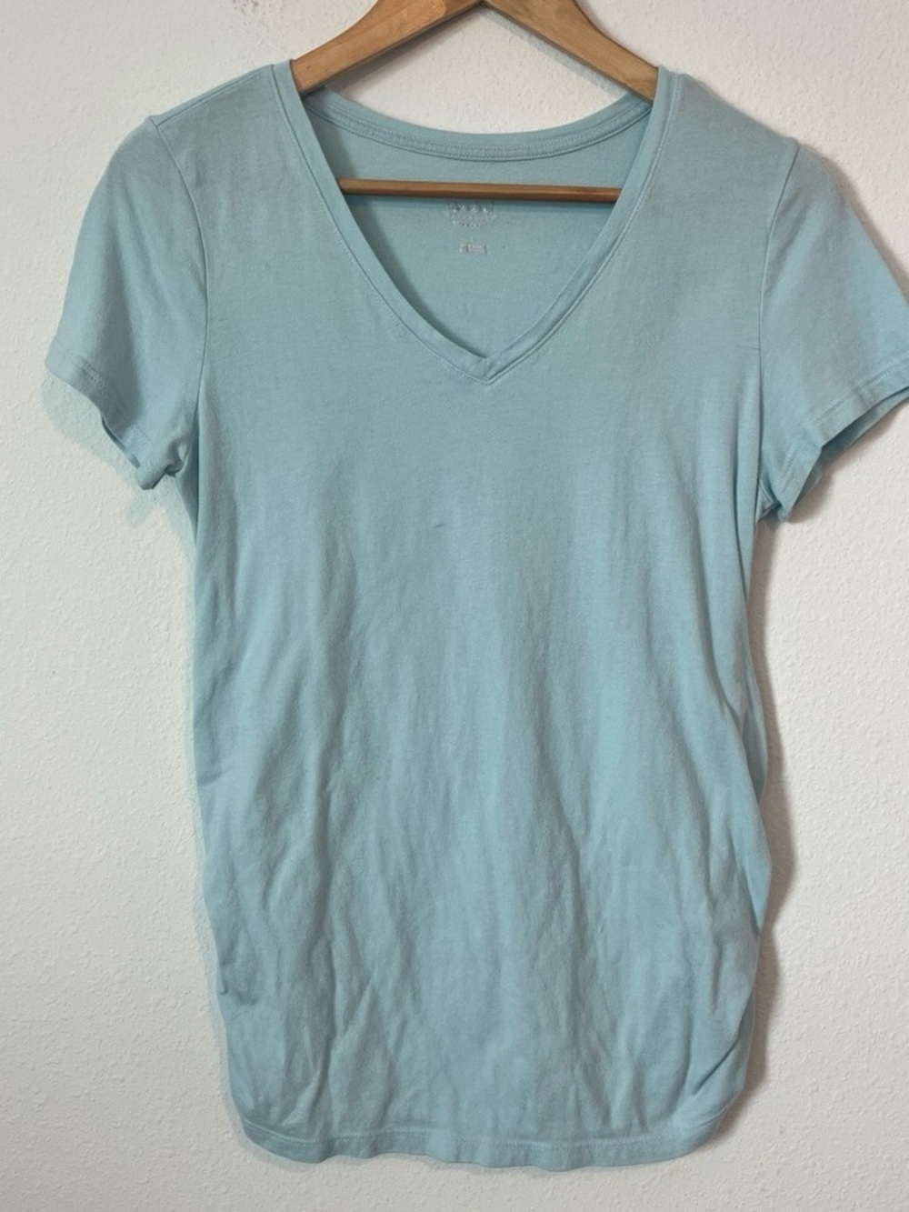 Light Blue V-Neck Women’s Tee